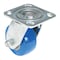 Vestil Polyurethane Precision Ball Bearing Swivel Caster 4 In. x 2 In. 551 lb Blue/Gray CST-PB-4X2PUA-S - alternate 3